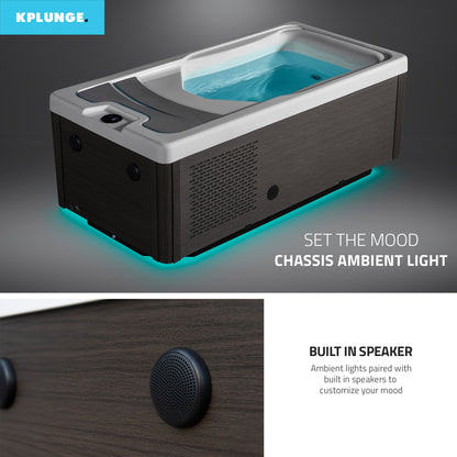 Borealis All-in-One Cold Plunge & Hot Tub with Integrated Chiller, Acrylic Interior, BT Speakers, Jets & App Control