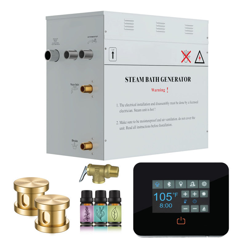 Builders Series Steam Bath Generator with QuickStart Technology and Digital Touchpad