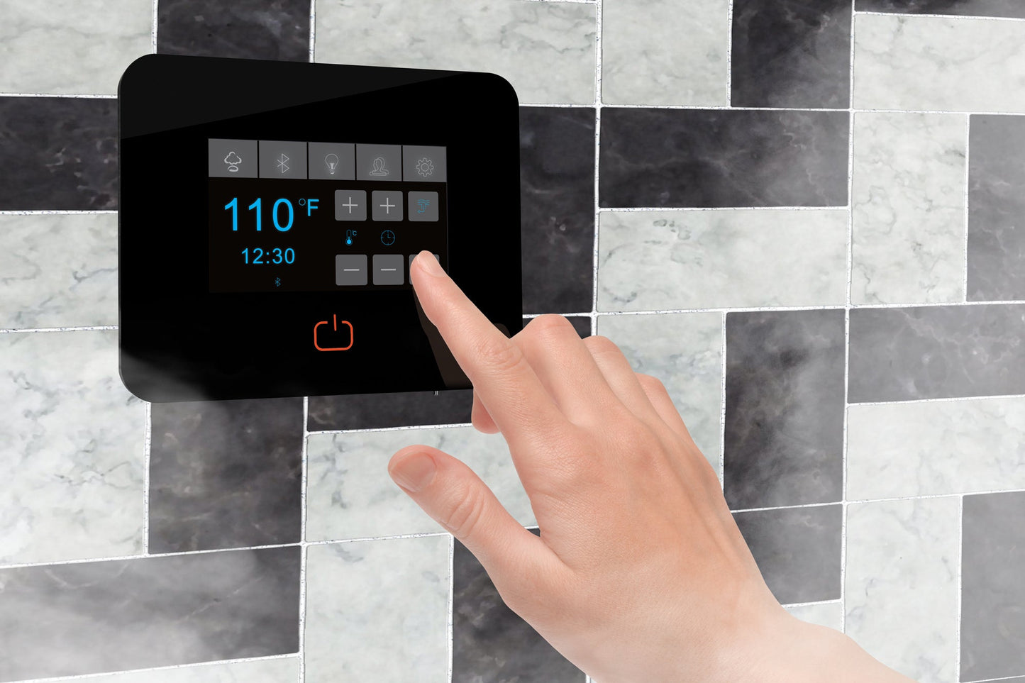 Contractors Series Steam Bath Generator with Quickstart, Digital Touchpad, Auto-Drain, and Aroma Steamhead